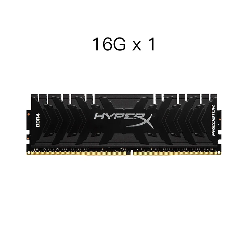 Kingston Original HyperX Predator 16GB Memory Ram DDR4 3000MHz High Speed 1.35V DIMM 288-Pin Gaming Memory Ram for PC Desktop