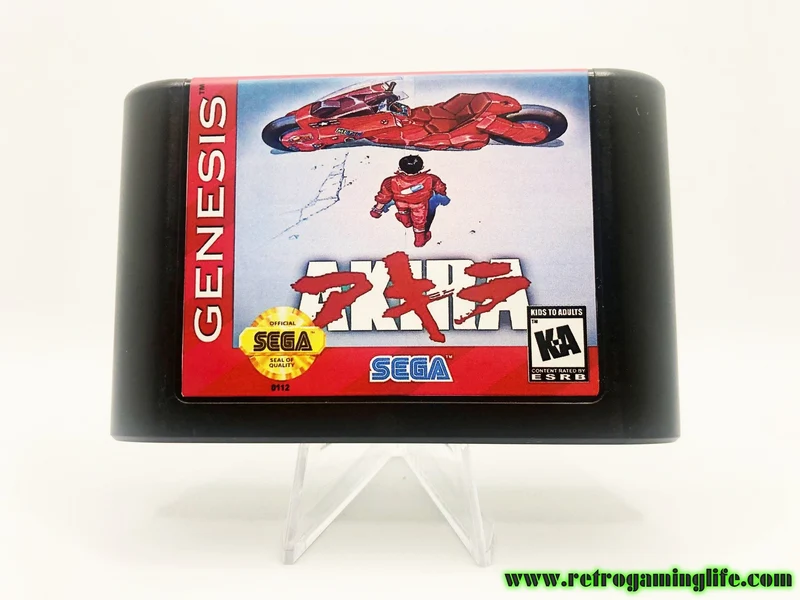 Akira Prototype English Translated Sega Genesis Game Cart