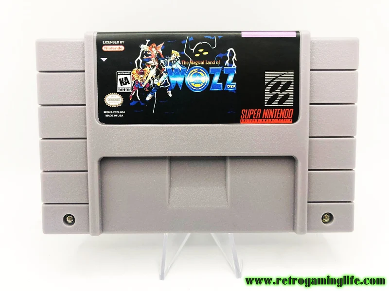 The Magical Land of Wozz SNES RPG English Translated Reproduction Cart