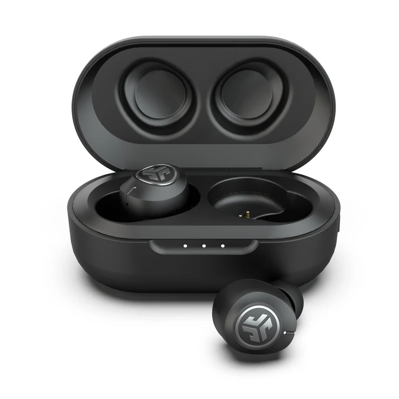 JLab JBuds Air ANC True Wireless Bluetooth Earbuds, Black, Active Noise Canceling, Low Latency Movie Mode, Dual Connect, IP55 Sweat Resistance, Custom 3 EQ Sound Settings…