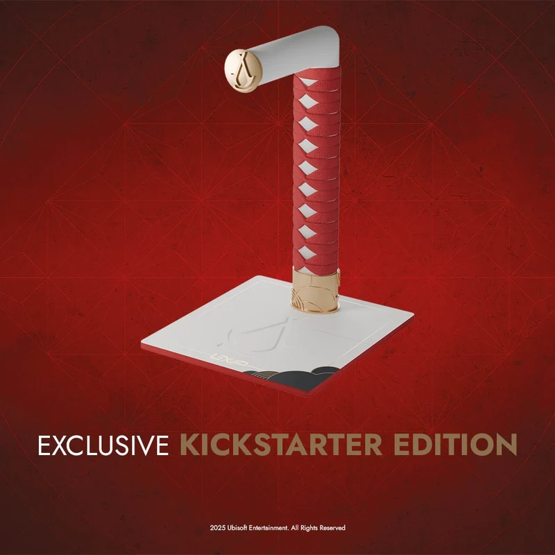 Bundle “Mentor” Edition Kickstarter - Jeu PS5 + Casque + Porte Casque - Assassin’s Creed Shadows - Lexip X Ubisoft