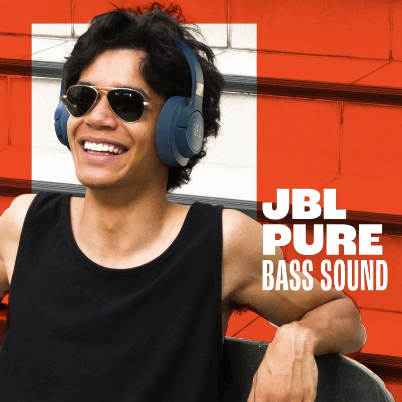 JBL T720BTBLK Tune 720BT Over The Ear Headphones - Black