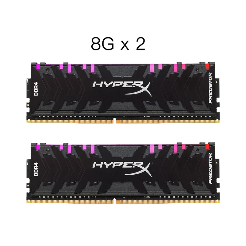 Kingston Games RAM HyperX Predator Internal DDR4 CL15 DIMM 16GB 8GBx2 1.35V 288pin 2933MHz Gaming RAM for PC Desktop Memory Rams