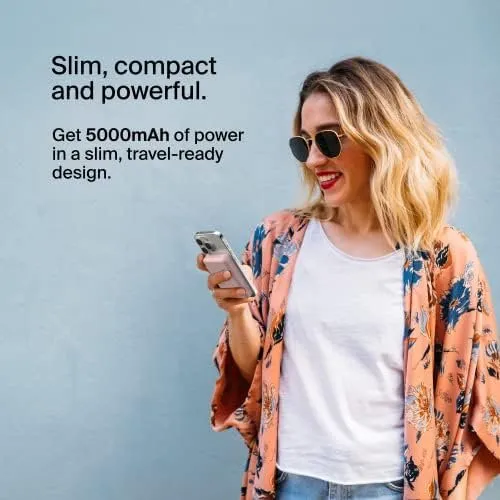 Belkin Boost↑Charge™ Wireless Power Bank 5K w/MagSafe Compatible 7.5W Charging
