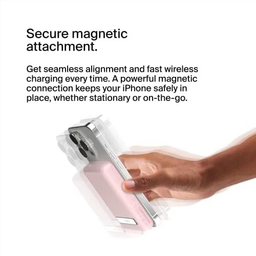 Belkin Boost↑Charge™ Wireless Power Bank 5K w/MagSafe Compatible 7.5W Charging