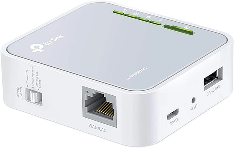 TP-Link AC750 Wireless Portable Nano Travel Router(TL-WR902AC) - Support Multiple Modes, WiFi Router/Hotspot/Bridge/Range Extender/Access Point/Client Modes, Dual Band WiFi, 1 USB 2.0 Port