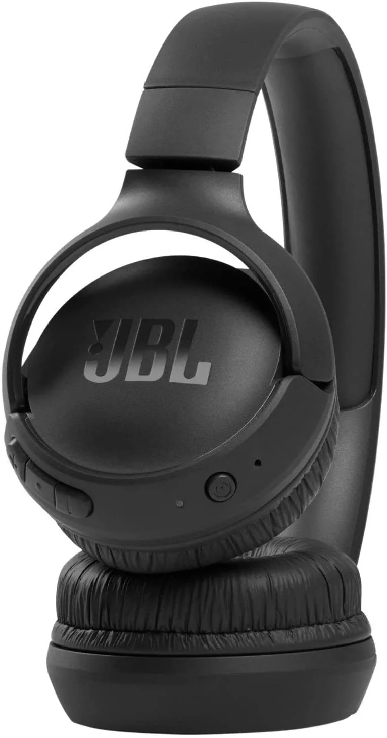 JBL Tune 510BT: Wireless On-Ear Headphones with Purebass Sound - White (Renewed)