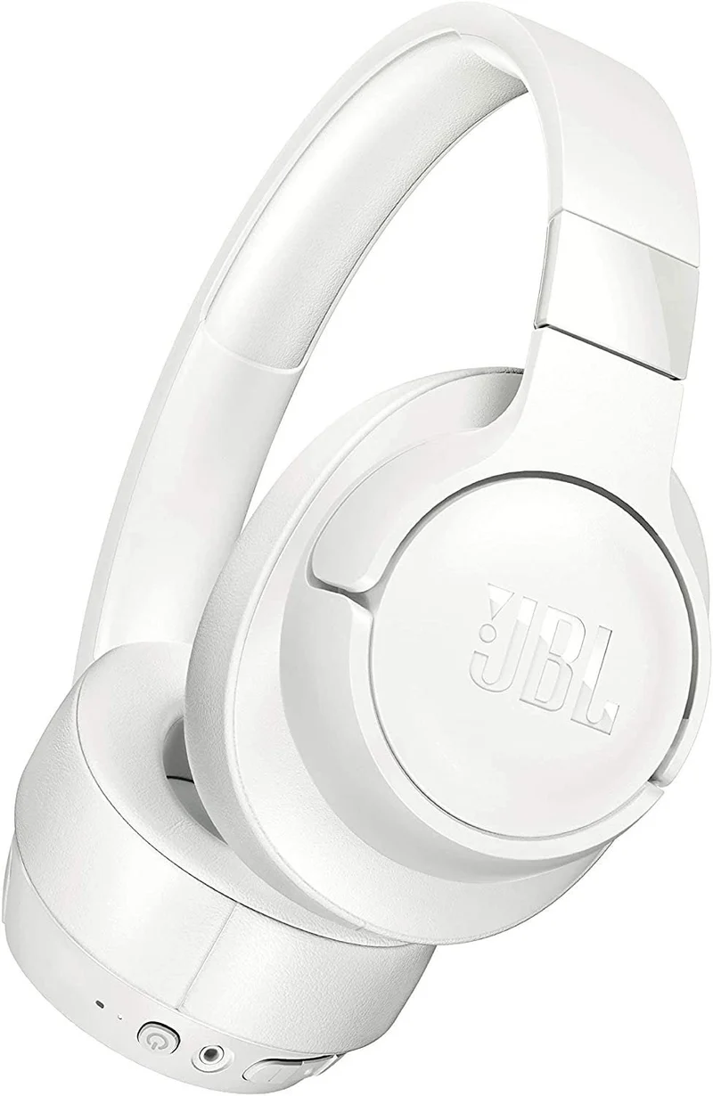 JBL TUNE 700BT - Wireless Over-Ear Headphones - White (Renewed)
