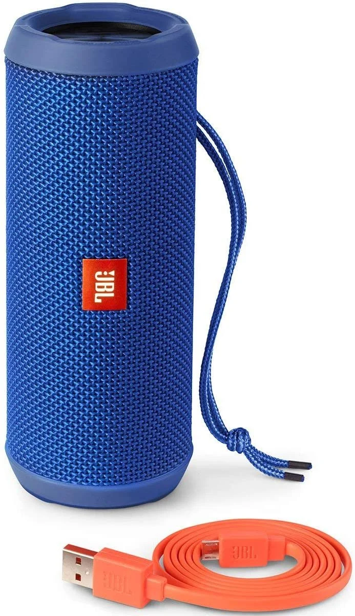 JBL Flip 3 Splashproof Portable Bluetooth Speaker, Gray (Renewed)
