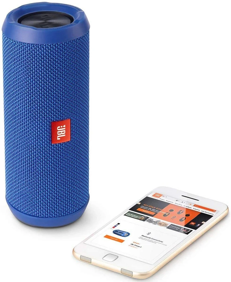 JBL Flip 3 Splashproof Portable Bluetooth Speaker, Gray (Renewed)