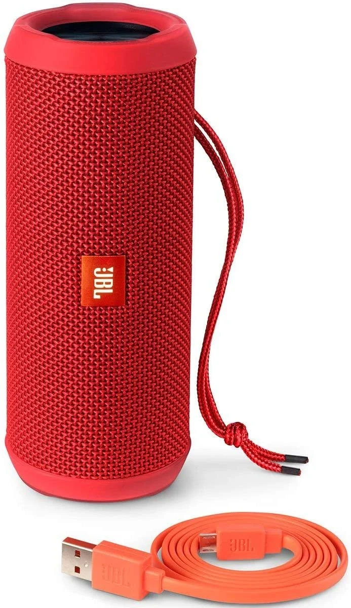 JBL Flip 3 Splashproof Portable Bluetooth Speaker, Gray (Renewed)