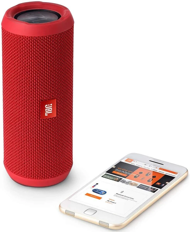 JBL Flip 3 Splashproof Portable Bluetooth Speaker, Gray (Renewed)