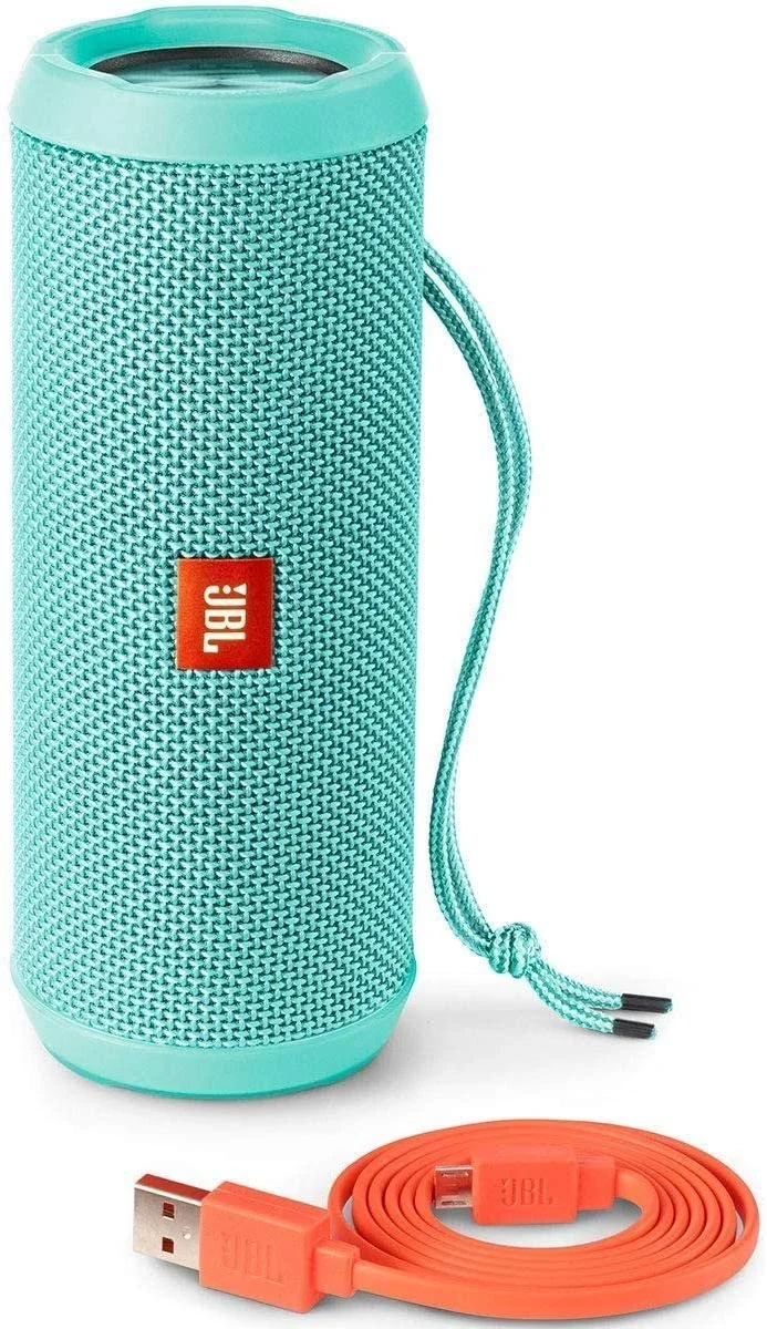 JBL Flip 3 Splashproof Portable Bluetooth Speaker, Gray (Renewed)
