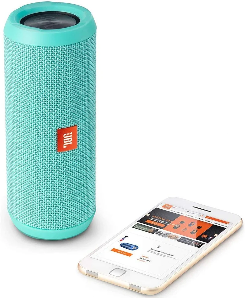 JBL Flip 3 Splashproof Portable Bluetooth Speaker, Gray (Renewed)