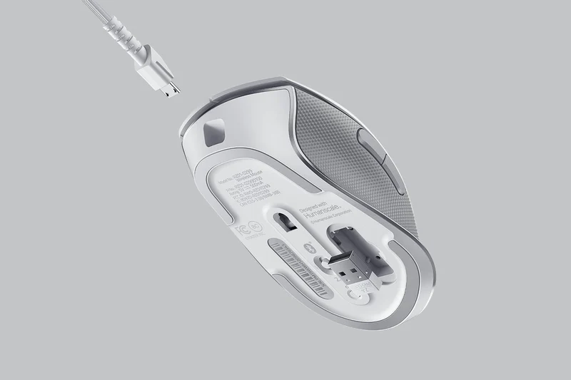 Razer Pro Click Humanscale Wireless Mouse: Ergonomic Form Factor - 5G Advanced Optical Sensor - Multi-Host Connectivity - 8 Programmable Buttons - Extended Battery Life of up to 400 Hours