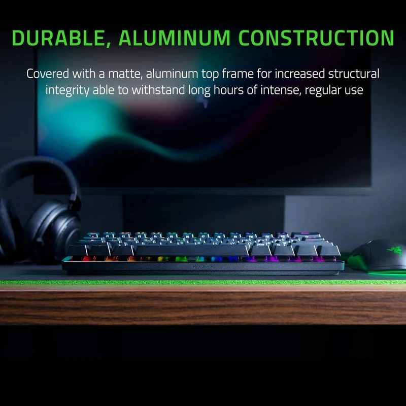 Razer Huntsman Mini Optical Gaming Keyboard Clicky Purple Switch US Black