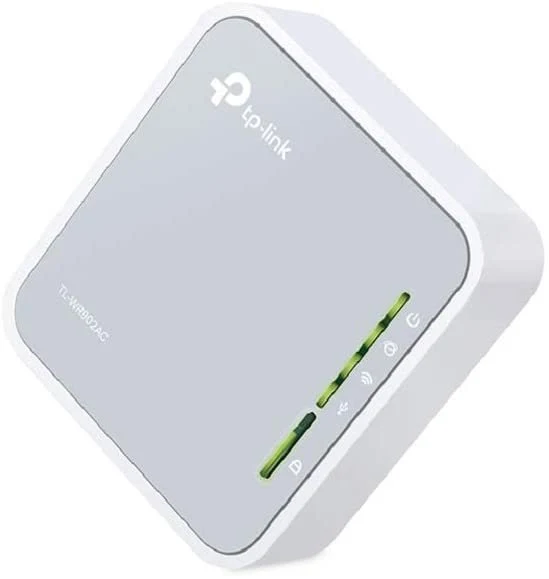 TP-Link AC750 Wireless Portable Nano Travel Router - WiFi Bridge/Range Extender/Access Point/Client Modes, Mobile in Pocket(TL-WR902AC) (Renewed)