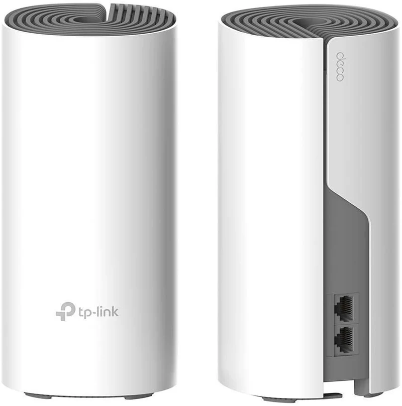 TP-LINK Deco E4 2-Pack Router Wireless Dual-Band (2.4 GHz/5 GHz) Fast Ethernet Bianco (Renewed)