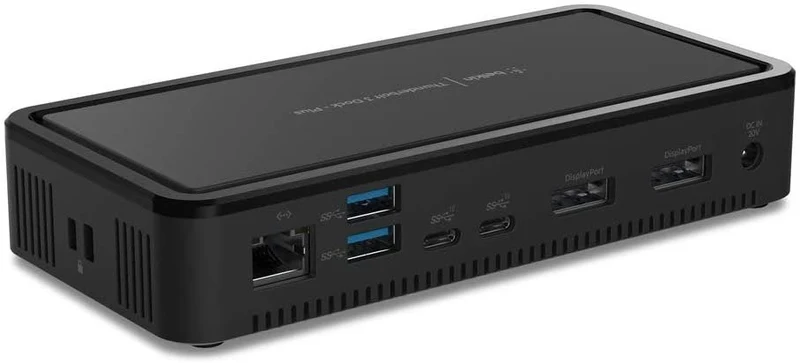 Belkin Thunderbolt Cable (Thunderbolt Dock for Mac and Windows) Dual 4K @60Hz, 40Gbps Transfer Speeds, 60W Upstream Charging