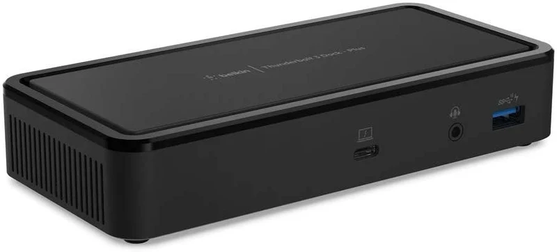Belkin Thunderbolt Cable (Thunderbolt Dock for Mac and Windows) Dual 4K @60Hz, 40Gbps Transfer Speeds, 60W Upstream Charging