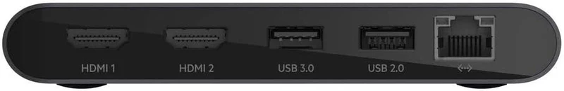 Belkin Thunderbolt Cable (Thunderbolt Dock for Mac and Windows) Dual 4K @60Hz, 40Gbps Transfer Speeds, 60W Upstream Charging