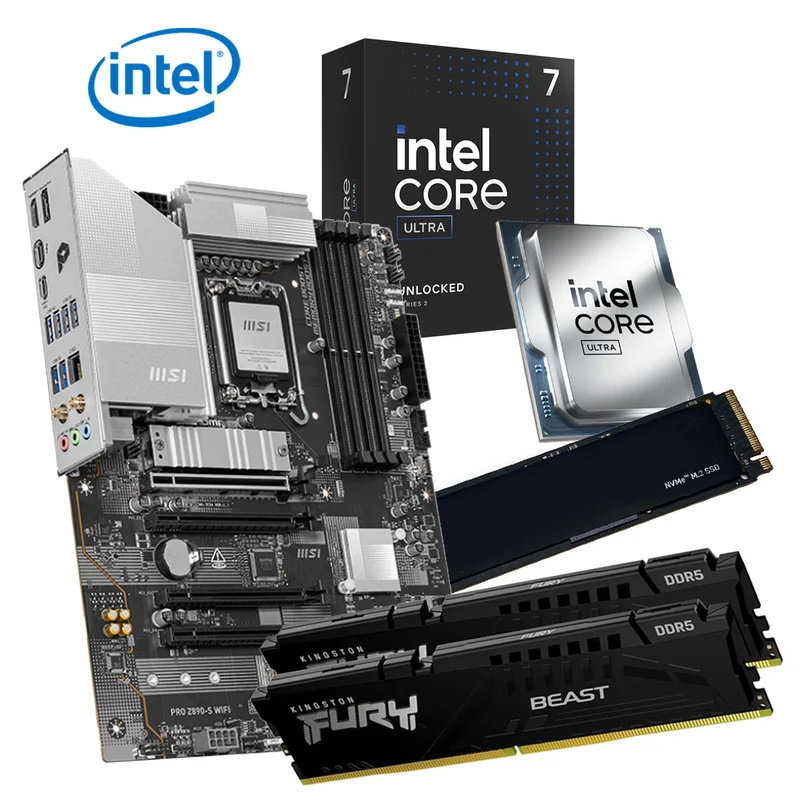 Aufrüstbundel Büro PC Intel Ultra 5 bis 7 - ab 225 bis 285k