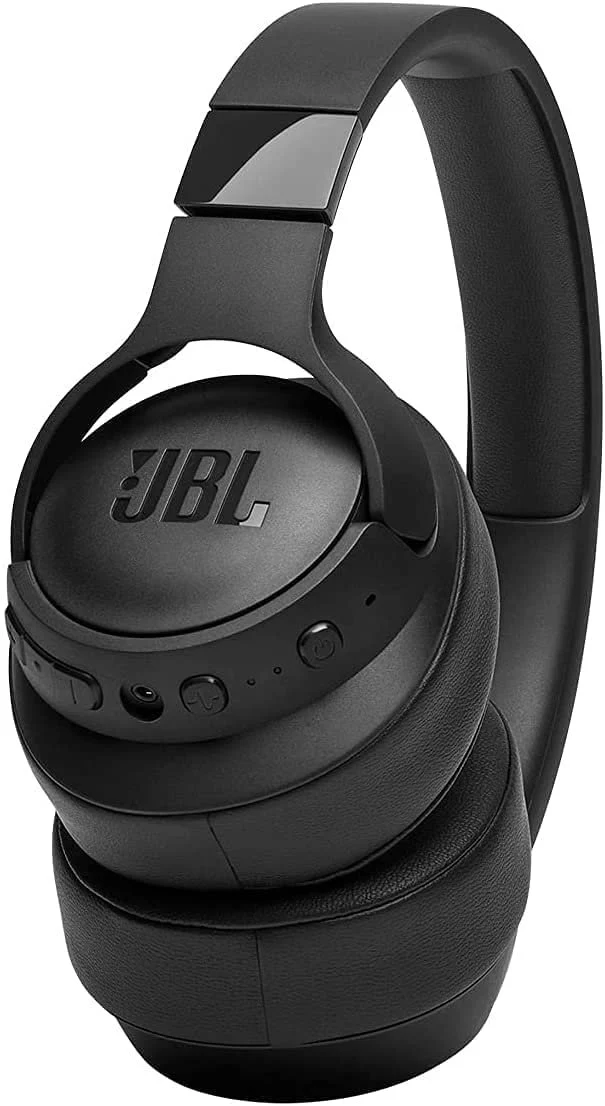 JBL Tune 760NC Over-Ear Headphones - Lightweight JBL Headphones Wireless Bluetooth, Foldable with Active Noise Cancellation - Bulk Packaging - Black (Renewed)