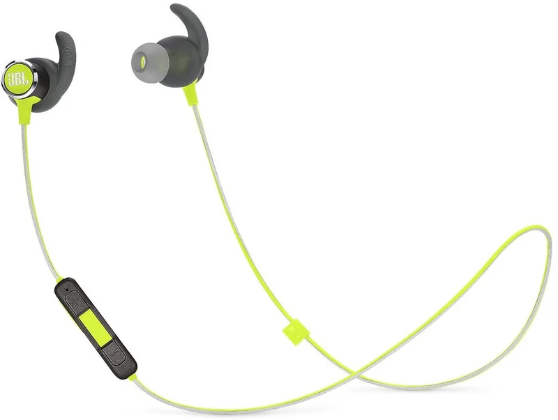 JBL Reflect Mini 2.0 - In-Ear Wireless Sport Headphone with 3-Button Mic/Remote - Green