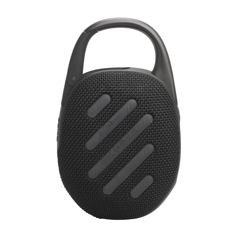 JBL Clip 5 - Ultra-PortaJBL Clip 5 - Ultra-Portable, Waterproof & Dustproof Bluetooth Speaker, Big Pro Sound with Punchy bass, Integrated Carabiner, Up to 12 Hours of Play, (Black) (Renewed)