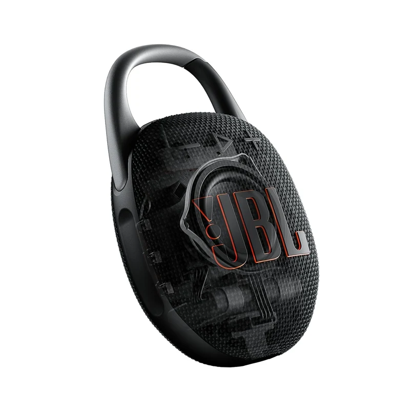 JBL Clip 5 - Ultra-PortaJBL Clip 5 - Ultra-Portable, Waterproof & Dustproof Bluetooth Speaker, Big Pro Sound with Punchy bass, Integrated Carabiner, Up to 12 Hours of Play, (Black) (Renewed)