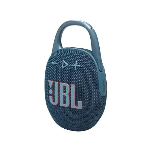 JBL Clip 5 - Ultra-PortaJBL Clip 5 - Ultra-Portable, Waterproof & Dustproof Bluetooth Speaker, Big Pro Sound with Punchy bass, Integrated Carabiner, Up to 12 Hours of Play, (Black) (Renewed)