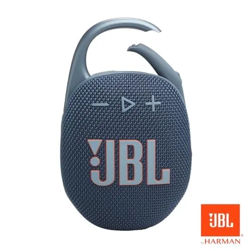 JBL Clip 5 - Ultra-PortaJBL Clip 5 - Ultra-Portable, Waterproof & Dustproof Bluetooth Speaker, Big Pro Sound with Punchy bass, Integrated Carabiner, Up to 12 Hours of Play, (Black) (Renewed)
