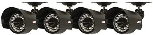 Security surveillance cameras 4 pack with night vision
