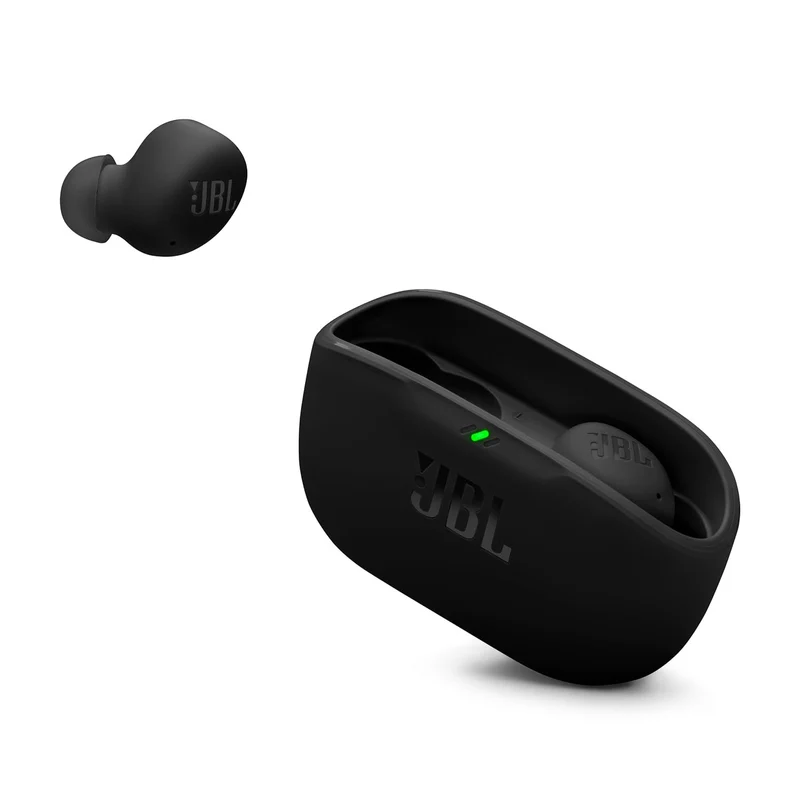 JBL Vibe Buds 2 - True Wireless Noise Cancelling Earbuds Pure Bass Sound & Smart Ambient Technology, 4mics for Crisp, Clear Calls, up to 40Hrs of Playback. (Renewed)