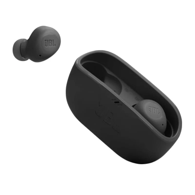 JBL Vibe Buds 2 - True Wireless Noise Cancelling Earbuds Pure Bass Sound & Smart Ambient Technology, 4mics for Crisp, Clear Calls, up to 40Hrs of Playback. (Renewed)