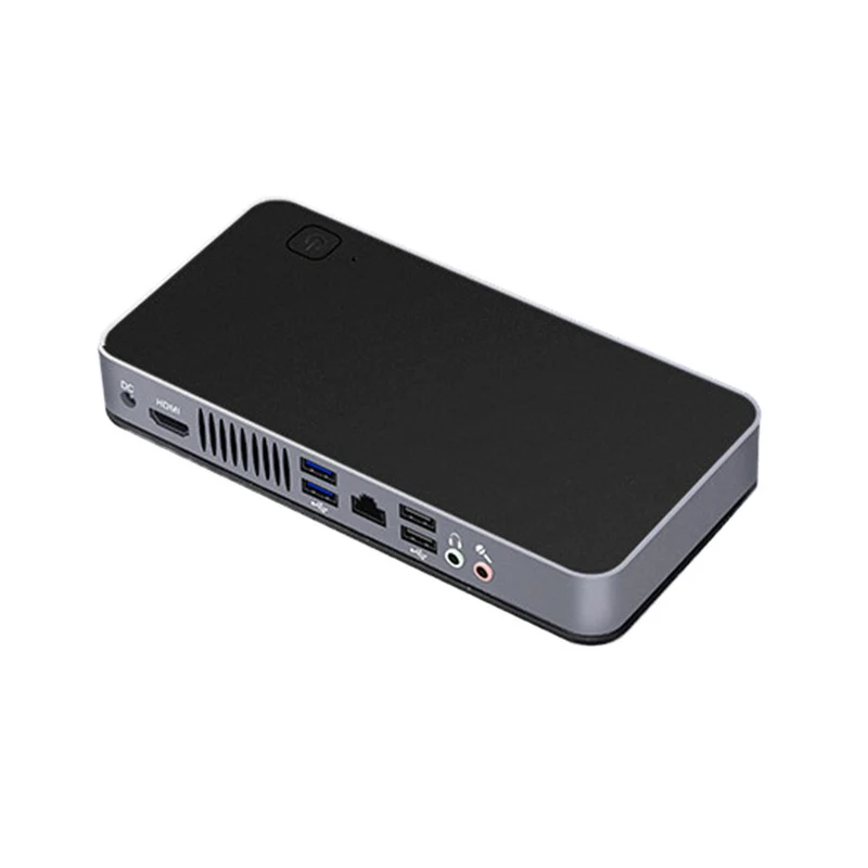 Mini Computer Host Mini PC Host Small Size Desktop Computer Office Mini Desktop PC SSD 240GB Celeron 3865U Game Working Supply
