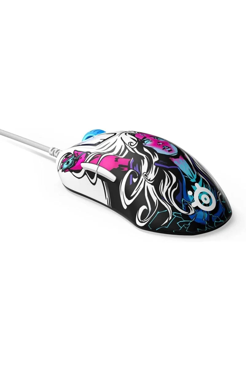 SteelSeries Prime Neo Noir - FPS Gaming Mouse – 18,000 CPI TrueMove Pro Optical Sensor – 5 Programmable Buttons – Magnetic Optical Switches – Brilliant Prism RGB Lighting