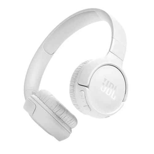 JBL Tune 520BT - Wireless On-Ear Headphones, Up to 57H battery life and speed charge, Lightweight, comfortable and foldable design, Hands-free calls with Voice Aware (Black) (Renewed)