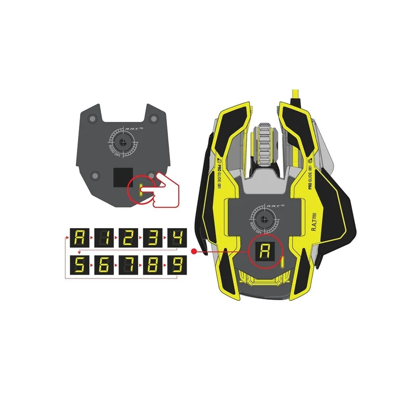 Mad Catz PixArt Optical Sensor Module for Mad Catz R.A.T. PRO X Ultimate Gaming Mouse (MCB4372300X2/50/1)