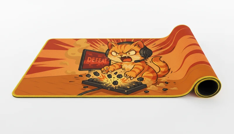 Tapis De Souris Flexible XXL - Ragecat - Surface Souple Micro-texturée