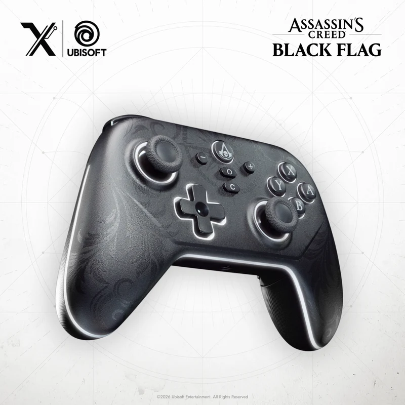 Manette Advanced Pro Tattoo Switch2 & PC - Assassin's Creed Black Flag : Resynced