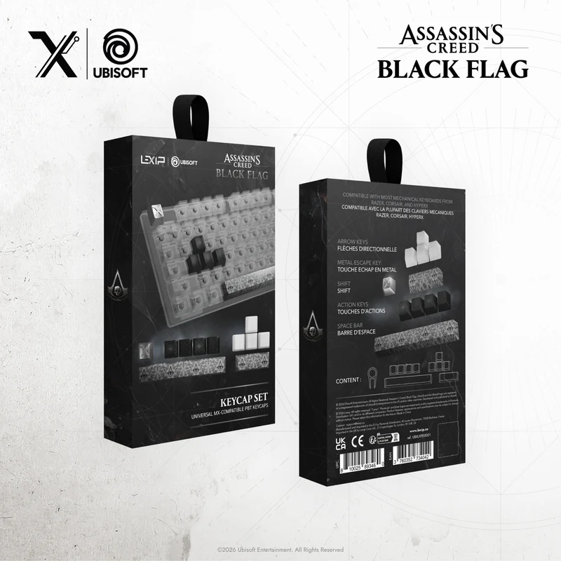 Keycap Tattoo - Assassin's Creed Black Flag : Resynced