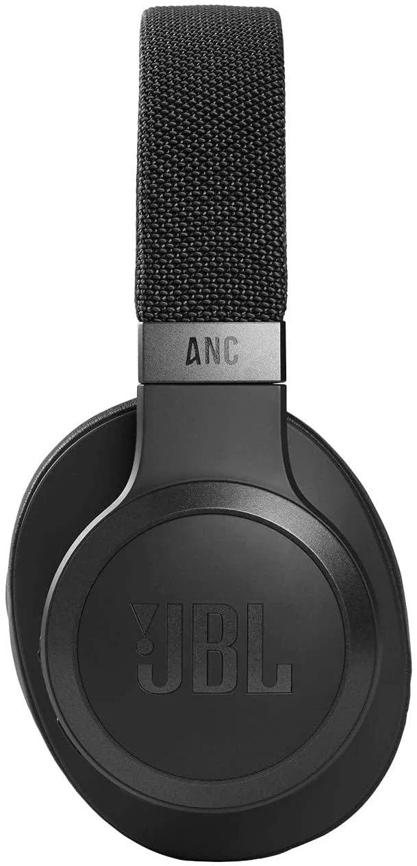 JBL Live 660NC - Wireless Over-Ear Noise Cancelling Headphones with Long Lasting Battery and Voice Assistant - Black (Renewed)
