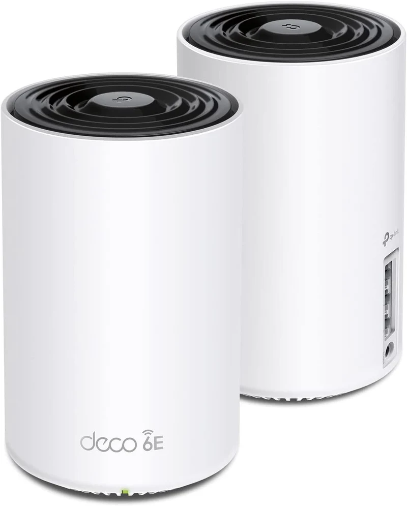 TP-Link Deco AXE5400 Tri-Band WiFi 6E Mesh System(Deco XE75) - Covers up to 5500 Sq.Ft, Replaces WiFi Router and Extender, AI-Driven Mesh, New 6GHz Band (Renewed)