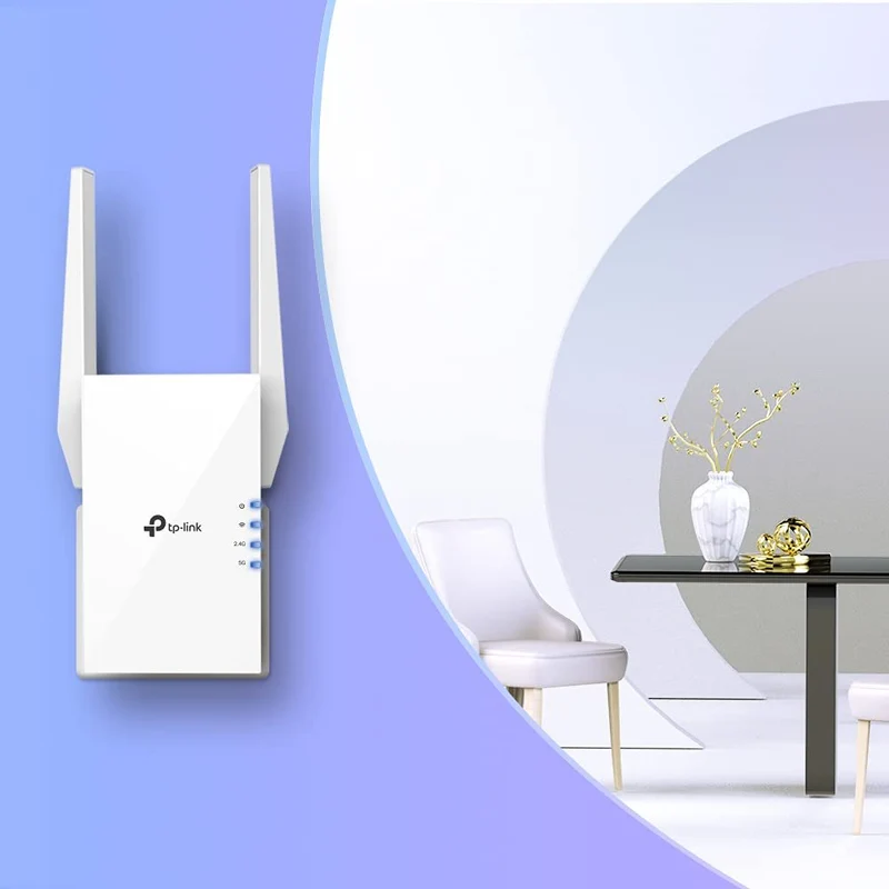 TP-Link AX1500 WiFi Extender Internet Booster, WiFi 6 Range Extender Covers up to 1500 sq.ft and 25 Devices,Dual Band up to 1.5Gbps Speed, AP Mode w/Gigabit Port, APP Setup, OneMesh Compatible(RE505X)