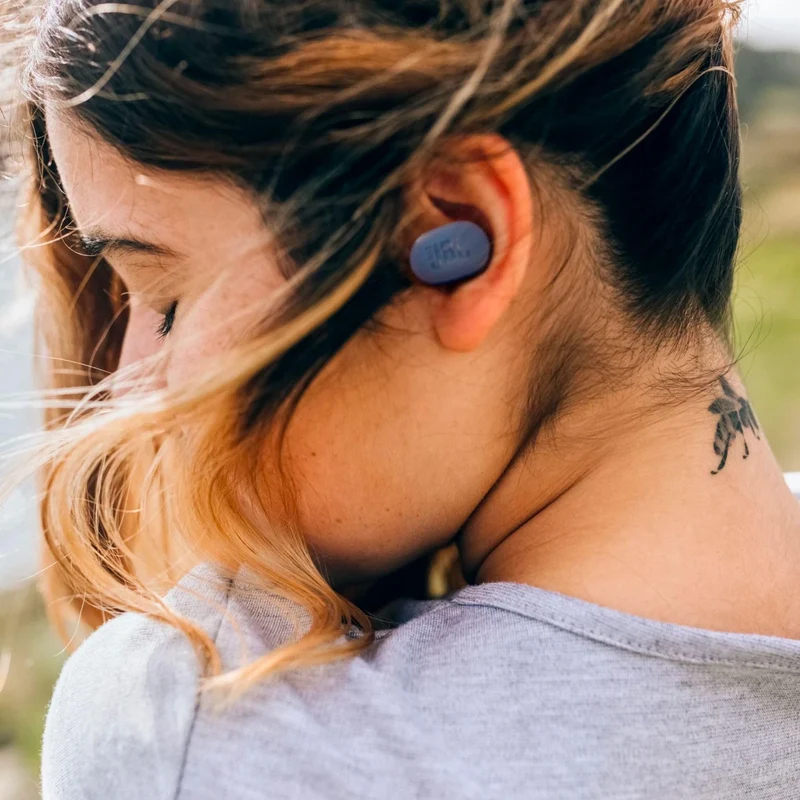 JBL Tune Buds - True wireless Noise Cancelling earbuds, JBL Pure Bass Sound, Bluetooth 5.3, 4-Mic technology for Crisp, Clear Calls, Up to 48 hours of battery life, Water and dust resistant (White)