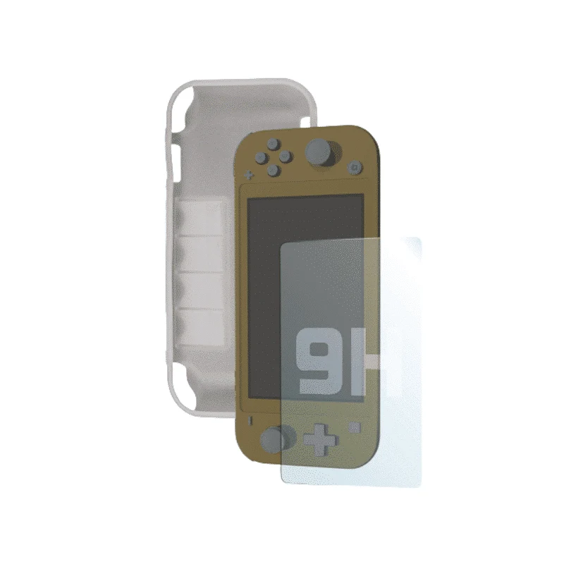 Kit De Protection Coque + Ecran de Protection en Verre Trempé 9h (Switch Lite)