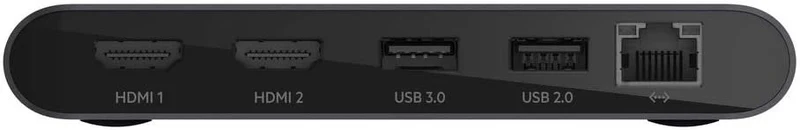 Belkin Thunderbolt 3 Dock Mini W/ Thunderbolt 3 Cable (Thunderbolt Dock for MacOS and Windows USB-C Laptops, Dual 4K @60Hz, 40Gbps Transfer Speeds), Thunderbolt Mini