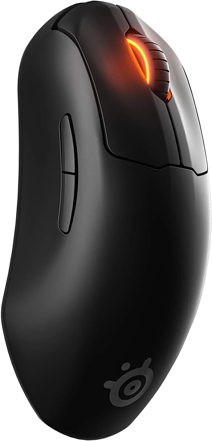 SteelSeries Esports FPS Gaming Mouse – Ultra Lightweight – Prime + Edition – 5 Programmable Buttons – 18K CPI TrueMove Pro Sensor – Magnetic Optical Switches – Customization - RGB Lighting – PC/Mac