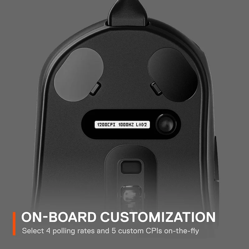 SteelSeries Esports FPS Gaming Mouse – Ultra Lightweight – Prime + Edition – 5 Programmable Buttons – 18K CPI TrueMove Pro Sensor – Magnetic Optical Switches – Customization - RGB Lighting – PC/Mac